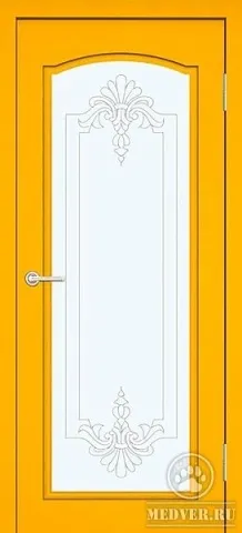 Желтая входная дверь - 7