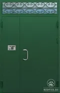 Дверь в тамбур с электромеханическим замком-116